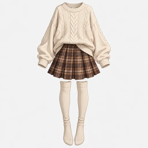 Sweater & skirt